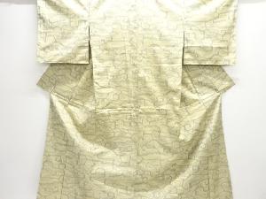 抽象模様織り出し西陣お召着物